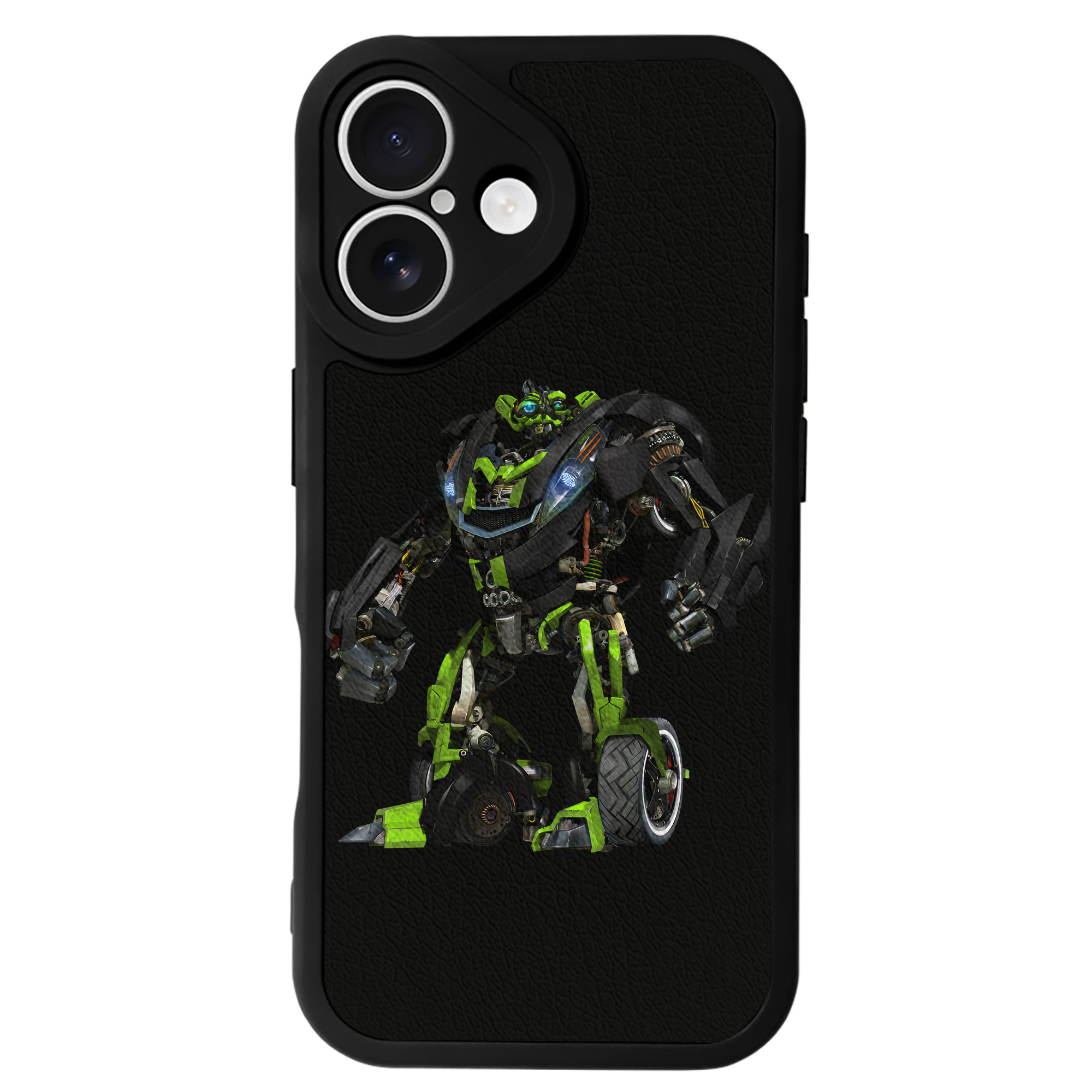 （画像用） Transformers トランスフォーマー 【iPhone 16シリーズ対応】シリコンスマホケース（レザー調） 材質：シリコン